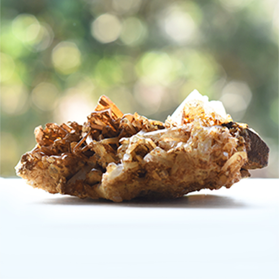 洗浄前の板谷水晶